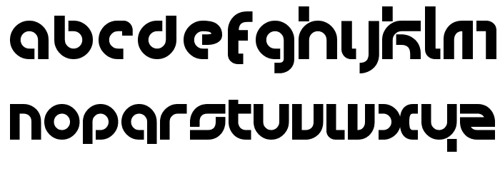 bauwerck Font LOWERCASE