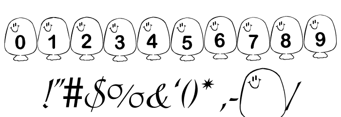 BB Balloons Font OTHER CHARS