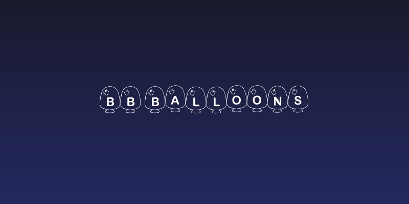 BB Balloons Social Header