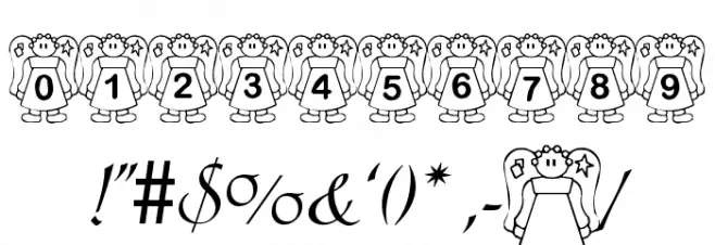 BB CountryAngel Font OTHER CHARS