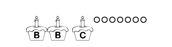 BB Cupcakes  les polices de caractères gratuit tlcharger