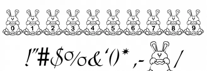 BB EasterEggs Font OTHER CHARS