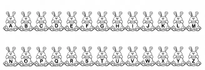 BB EasterEggs Fonte MAIÚSCULAS