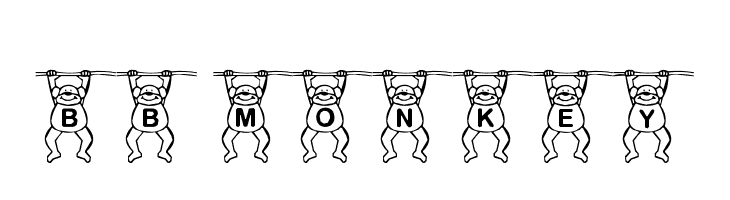 BB Monkey Font