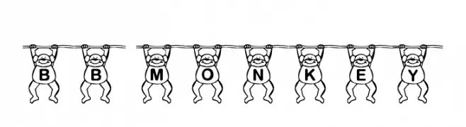 BB Monkey  Free Fonts Download