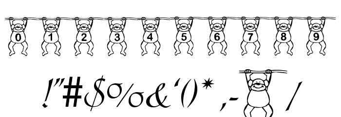 BB Monkey Font OTHER CHARS