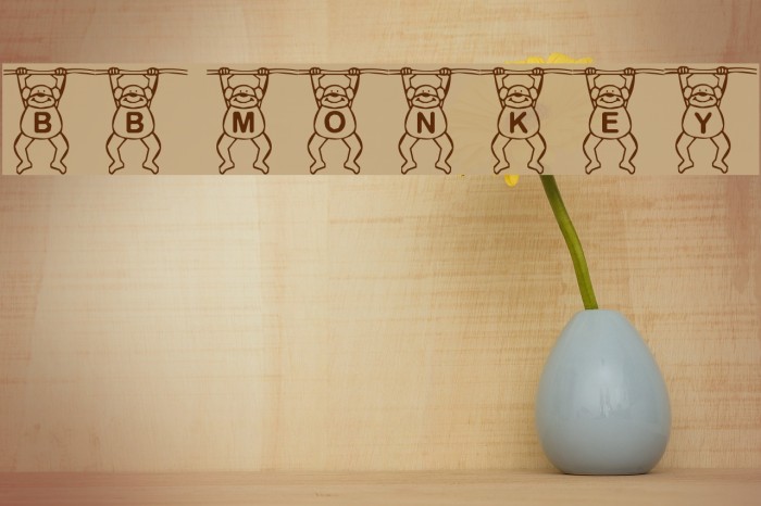 BB Monkey Font examples