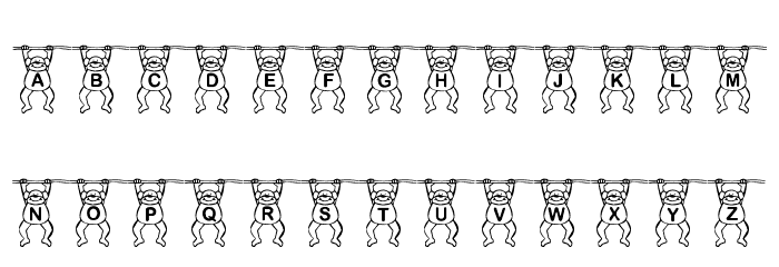BB Monkey Font LOWERCASE