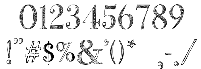 BB Petie Boy Medium Font OTHER CHARS