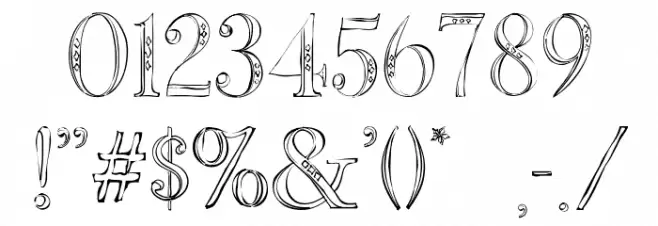 BB Petie Boy Font OTHER CHARS