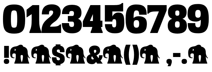 BBBouquet Bold Font OTHER CHARS