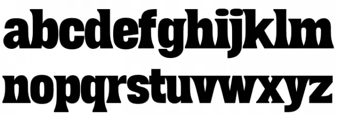 BBBouquet Bold Font LOWERCASE