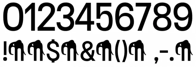 BBBouquet Regular Font OTHER CHARS