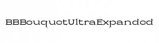 BBBouquet Ultra Expanded  les polices de caractères gratuit tlcharger
