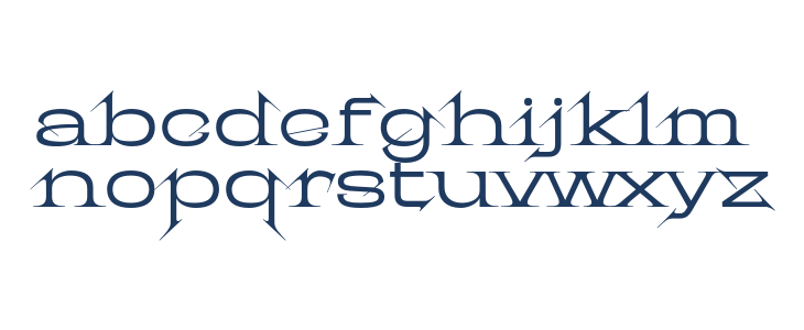 BBBouquet Ultra Expanded Lowercase