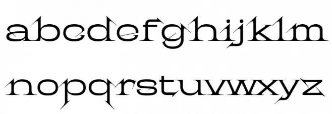 BBBouquet Ultra Expanded Font Litere mici