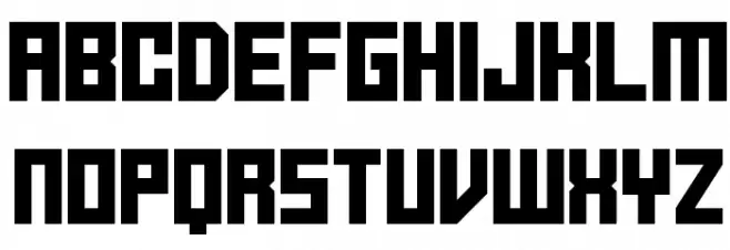 BBC II! Font Litere mari