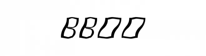 BBOO  Frei Schriftart Herunterladen