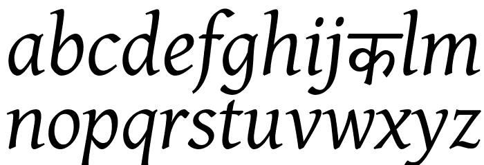 BBT-Italic Polices MINUSCULES