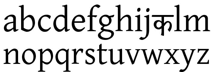 BBT Font LOWERCASE