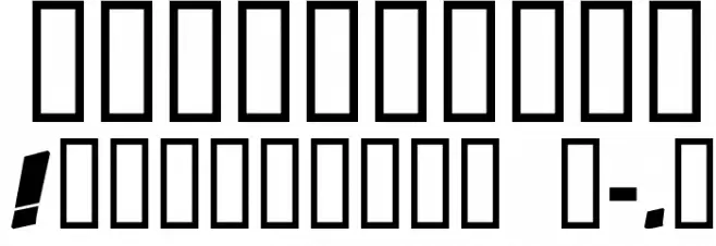 Bboy Font OTHER CHARS