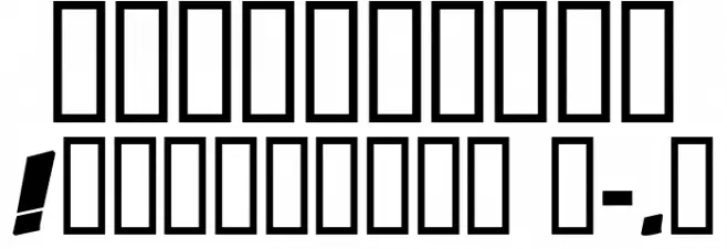 Bboy Font OTHER CHARS