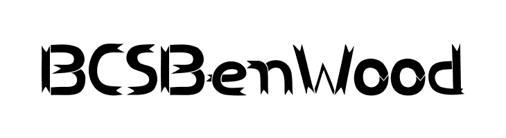 BCSBenWood  font caratteri gratis