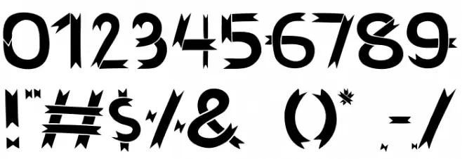 BCSBenWood Font OTHER CHARS