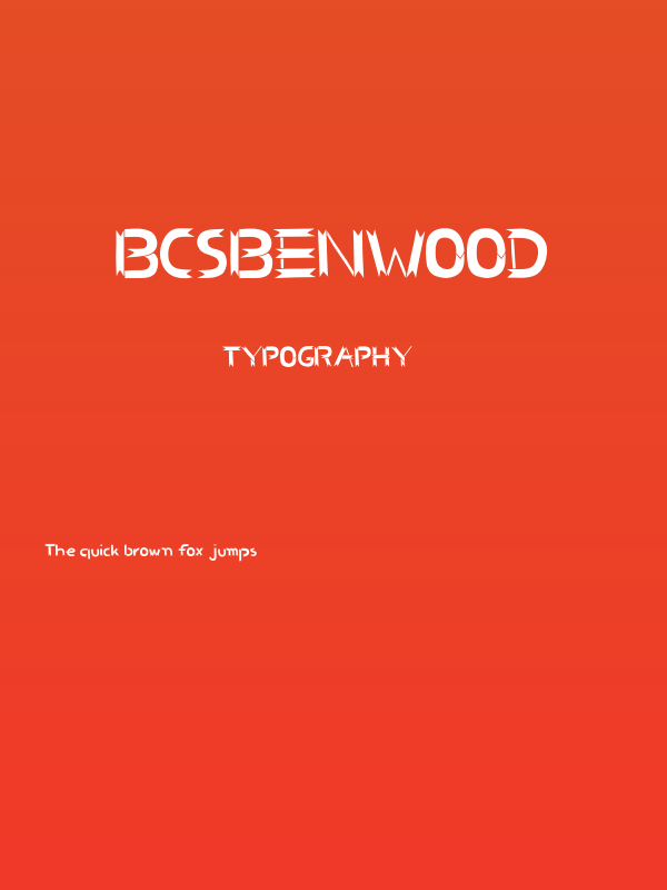 BCSBenWood Poster