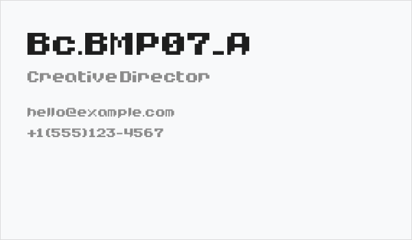 Bc.BMP07_A Business Card