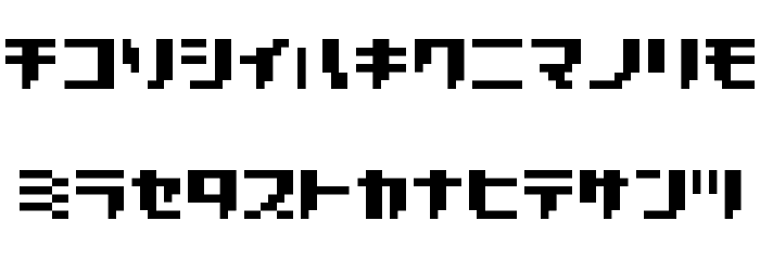 Bc.BMP07_K Font LOWERCASE