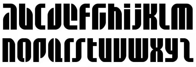 BD Alm Schriftart Groß