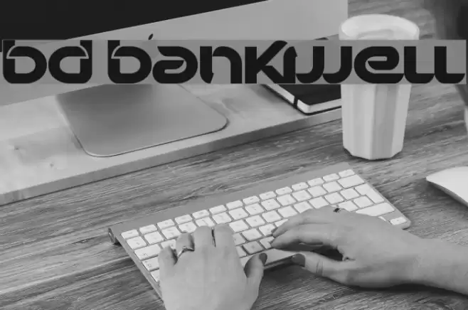 BD Bankwell Font examples