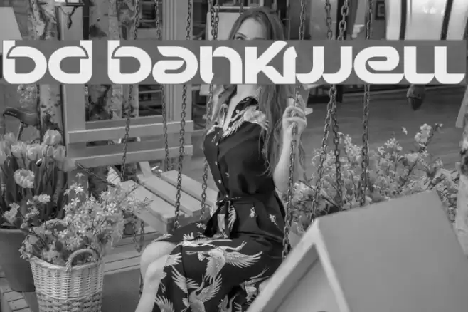 BD Bankwell Font examples