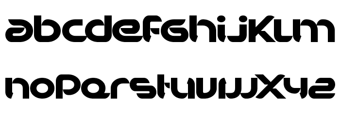 BD Bankwell Font LOWERCASE