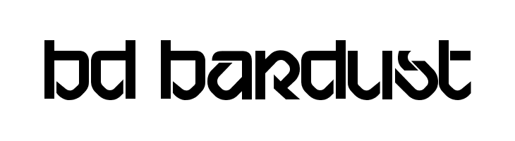BD Bardust Schriftart