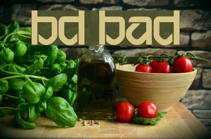 BD Bardust Font examples