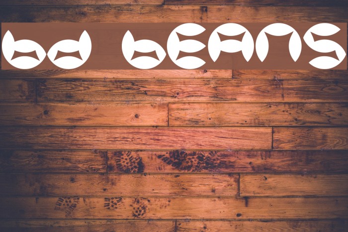 BD Beans Font examples