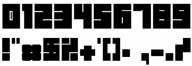 BD BillDing Long Font OTHER CHARS