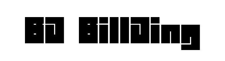 BD BillDing Font