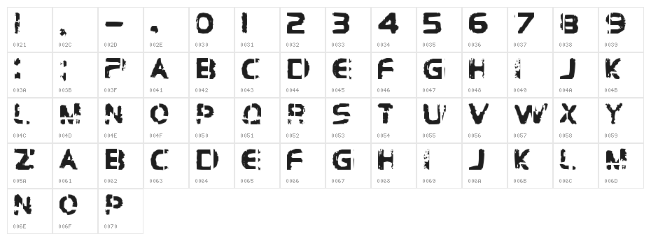 BD Brockelmann Character Map