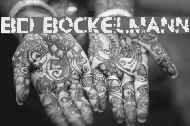 BD Brockelmann Font examples