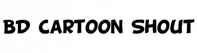 BD Cartoon Shout  لخطوط تنزيل