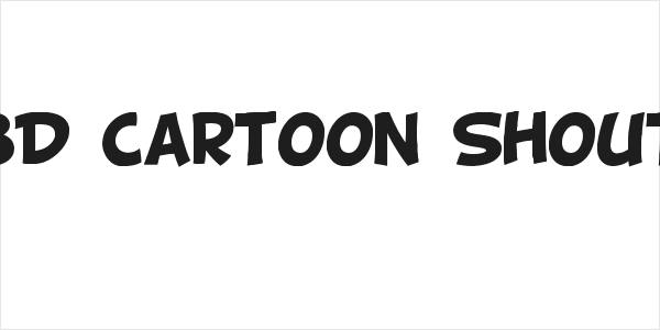 BD Cartoon Shout Logo