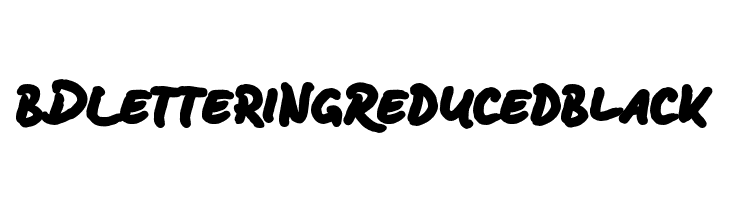 BD Lettering Reduced Black  Fuentes Gratis Descargar
