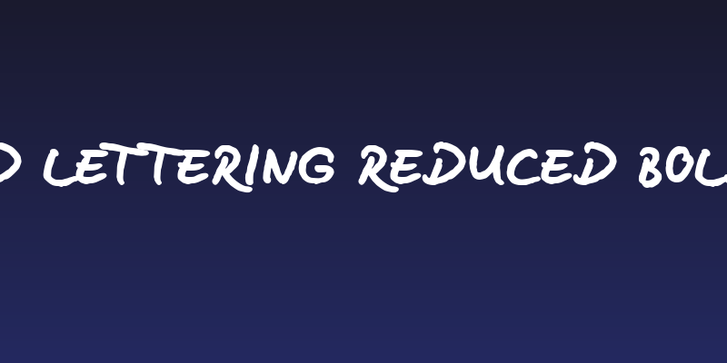 BD Lettering Reduced Bold Social Header