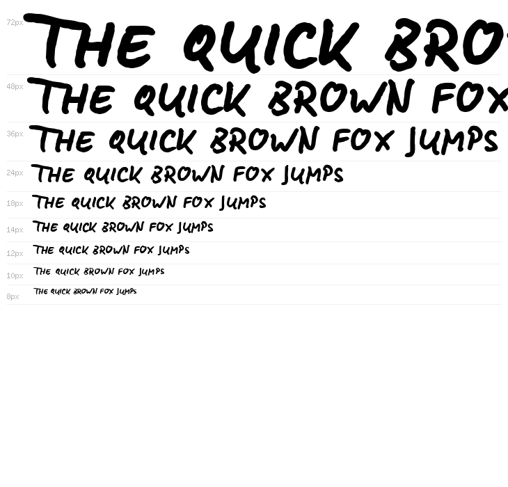 BD Lettering Reduced Bold Waterfall