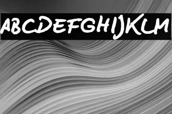 BD Lettering Reduced Bold Font examples