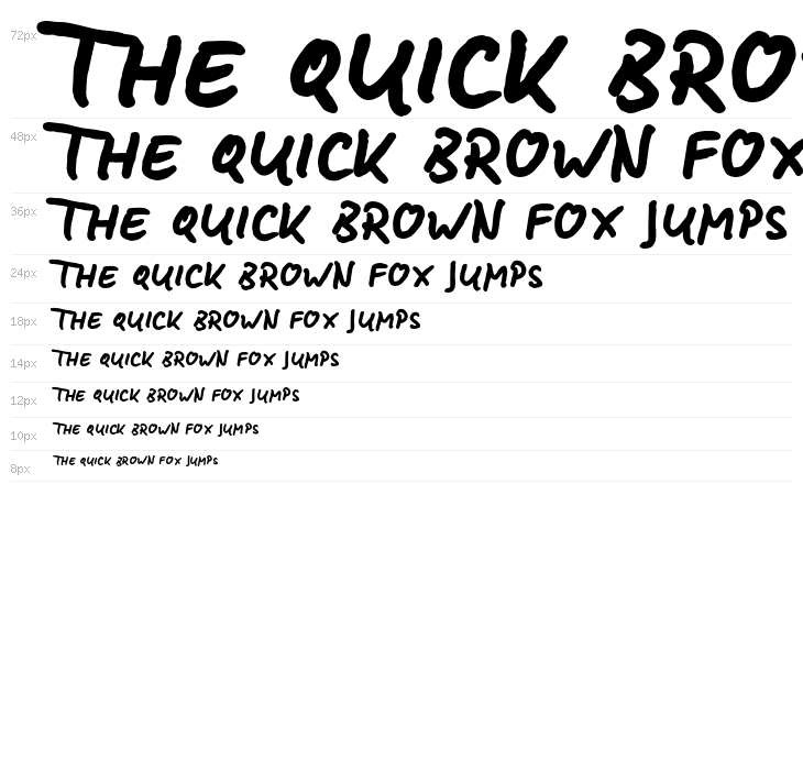 BD Lettering Reduced Bold Waterfall