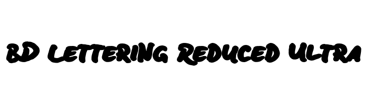 BD Lettering Reduced Ultra  font caratteri gratis